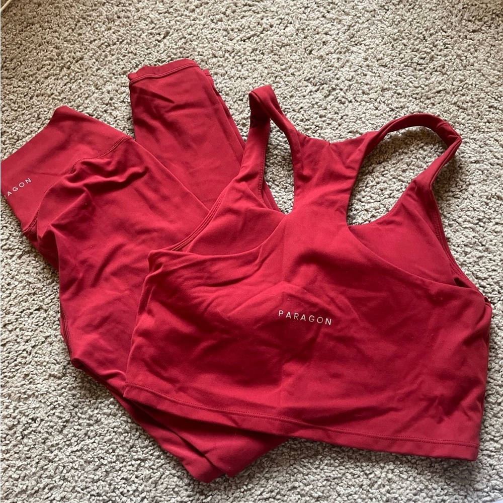 Paragon Fitwear Red Set
